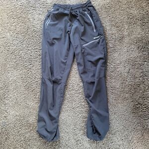 Mocoly Women's Athletic Black Elastic Waist Hiking Joggers Pants Size Small